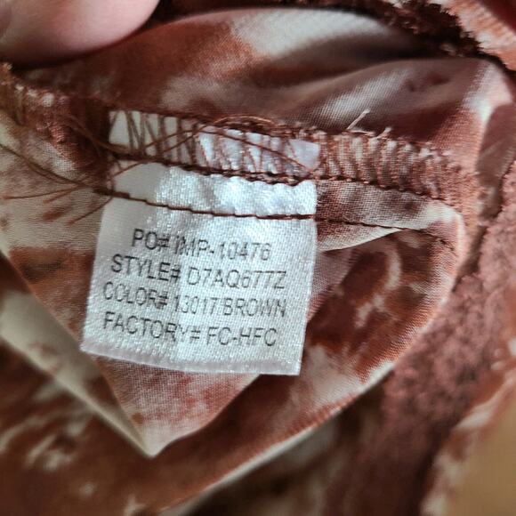 Y2K Babydoll Milkmaid Lace Cottagecore Top Dress LARGE Semi Sheer Retro Button U - Picture 11 of 11